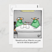 ハガキおもしろいーの取得 ポストカード (正面/裏面)