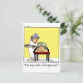 ハガキおもしろいーの取得 ポストカード (スタンド正面)