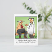 ハガキおもしろいーの取得 ポストカード (スタンド正面)