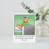 ハガキおもしろいーの取得 ポストカード (スタンド正面)