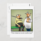 ハガキおもしろいーの取得 ポストカード (正面/裏面)