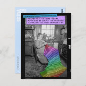 ハガキおもしろいー – ミルドレッド、ゲイBetsy Ross ポストカード (正面/裏面)