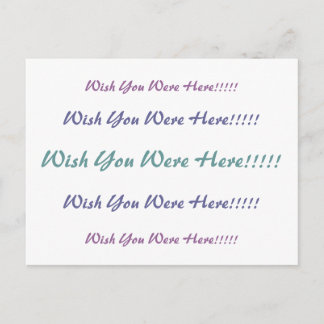 ハガキが届いたら ポストカード