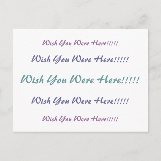 ハガキが届いたら ポストカード (正面)