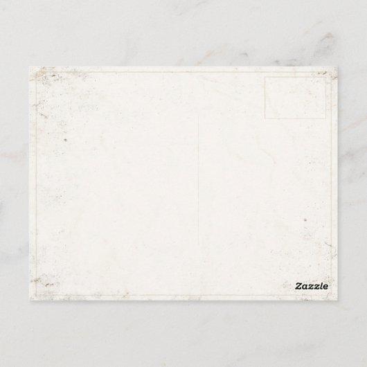 ハガキとヴィンテージニューヨーク秋の動機 ポストカード (裏面)