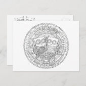 ハガキにホートホローカラー ポストカード (正面/裏面)