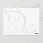 ハガキに日傘を入れた詳細 ポストカード (裏面)