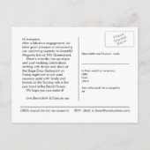 ハガキに結婚来たら インビテーションポストカード (裏面)