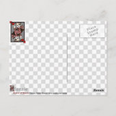 ハガキのハート ポストカード (裏面)