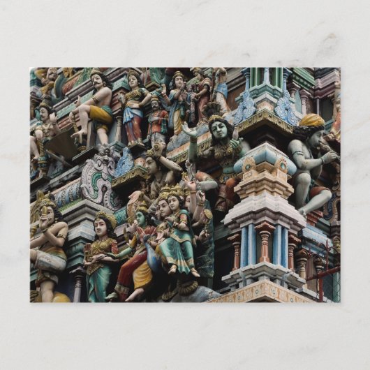 ハガキのヒンズー教寺院スリランカ ポストカード (正面)