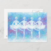 ハガキのベビー踊り ポストカード (正面/裏面)