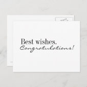 ハガキの愛 – 最高の希望とおめでとう ポストカード (正面/裏面)