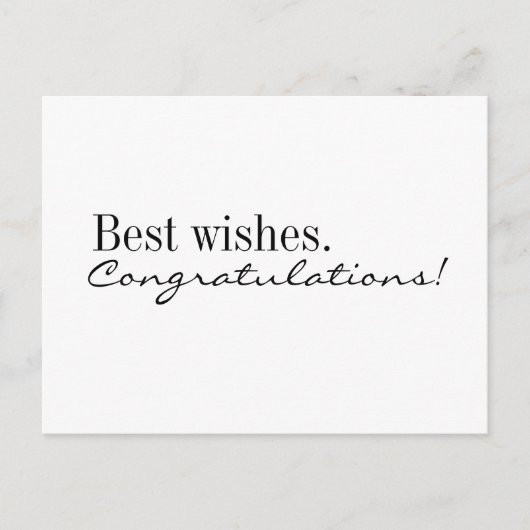 ハガキの愛 – 最高の希望とおめでとう ポストカード (正面)