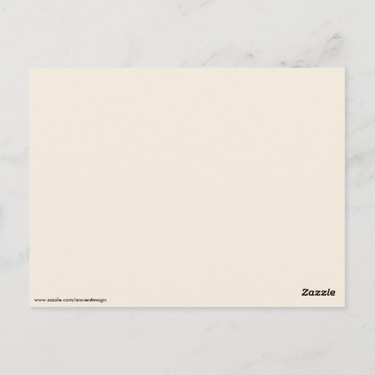 ハガキの日 ポストカード (裏面)