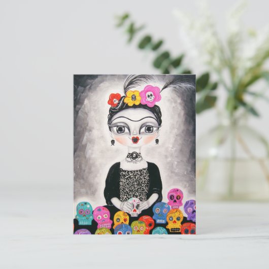 ハガキの死亡日 ポストカード (スタンド正面)