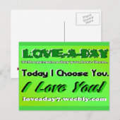 ハガキの花が大好き ポストカード (正面/裏面)