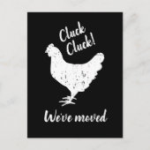ハガキを移動したファーム動物の住所の変更 ポストカード (正面)