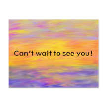 ハガキを見るのが待ち遠しい