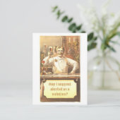 ハガキを飲救済んおもしろいだ ポストカード (スタンド正面)