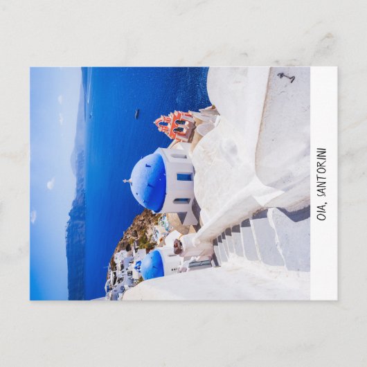 ハガキオイアラサントリーニ ポストカード (正面)