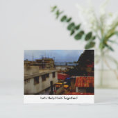 ハガキテンプレート – ハイチ救済を一緒にしよう! ポストカード (スタンド正面)