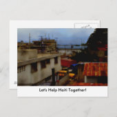ハガキテンプレート – ハイチ救済を一緒にしよう! ポストカード (正面/裏面)