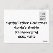 ハガキパーソナライズされたー – ウィッシュリスト緑 ポストカード (裏面)