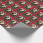 ハガキビクトリアンサンタ・ファーザー・クリスマス・ギフトラップ ラッピングペーパー (角)