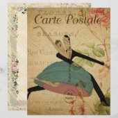 ハガキフランスのチラシ (正面/裏面)