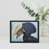 ハガキヴィンテージシカゴアートアビシニアン鳥16 ポストカード (スタンド正面)