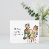 ハガキヴィンテージレトロへようこそ ポストカード (スタンド正面)