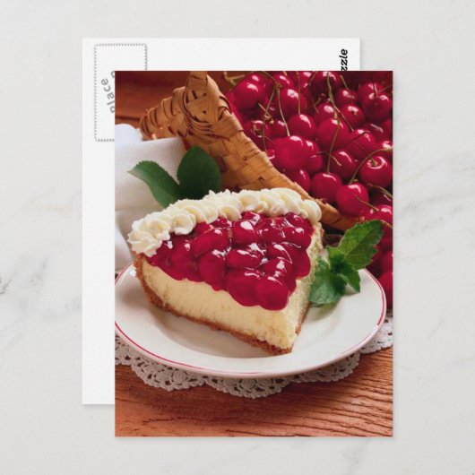 ハガキ付きさくらんぼ掛け ポストカード (正面/裏面)