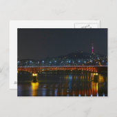 ハガキ宗州橋/韓国ソウルタワー ポストカード (正面/裏面)