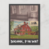 ハガキ幽霊のよく出るアミティホールダンカノンPAと幽霊 ポストカード (正面)