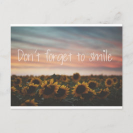 ハガキ忘れのスマイル禁止 ポストカード