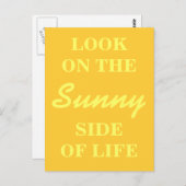 ハガキ感動的ー – Look on the Sunny Side ポストカード (正面/裏面)