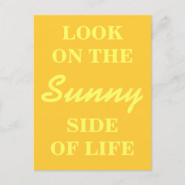 ハガキ感動的ー – Look on the Sunny Side ポストカード