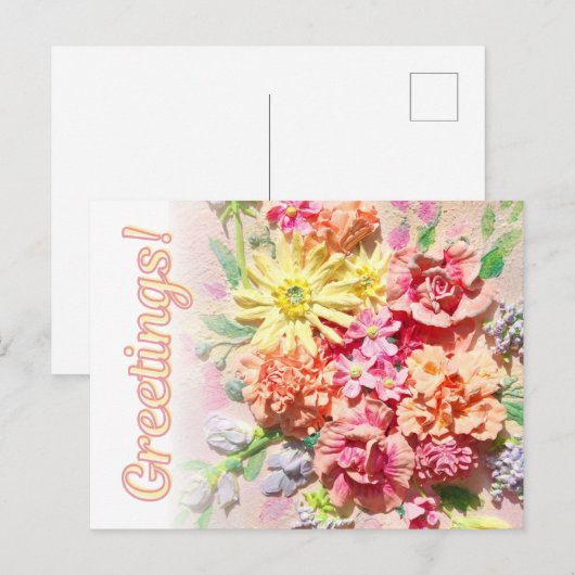 ハガキ挨拶！ ポストカード (正面/裏面)