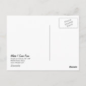 ハガキ来の出所 ポストカード (裏面)