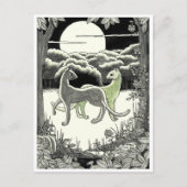 ハガキ猫が踊る ポストカード (正面)