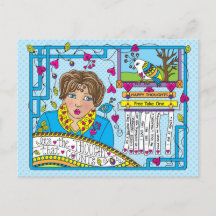 ハガキ考えが数える