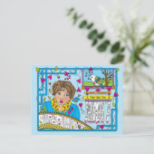 ハガキ考えが数える ポストカード (スタンド正面)