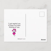 ハガキ考えが数える ポストカード (裏面)