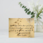 ハガキ考えの後ろに何を置いて離れいいか ポストカード (スタンド正面)