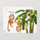 ハガキ考えモンキズ ポストカード (正面/裏面)