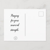 ハガキ考えー祈の強さ ポストカード (裏面)