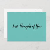 ハガキ考えー-：応援するよ！ ポストカード (正面/裏面)