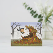 ハガキ葉の飛び込み ポストカード (スタンド正面)