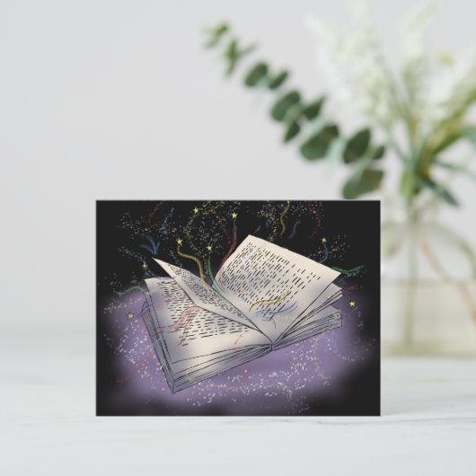 ハガキ読の魔法 ポストカード (スタンド正面)