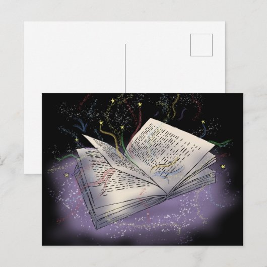 ハガキ読の魔法 ポストカード (正面/裏面)